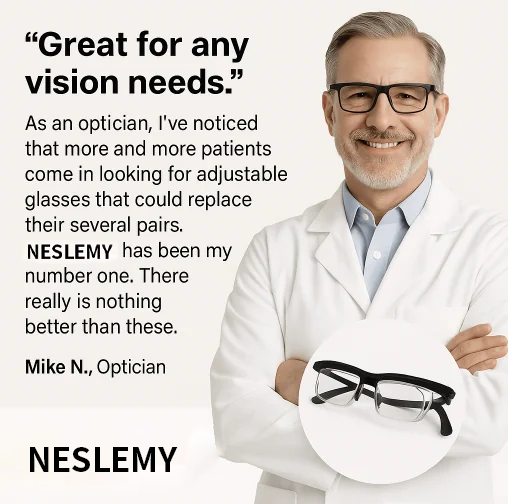 【Adjustable Focus Glasses】See Every Moment Clearly With NESLEMY!