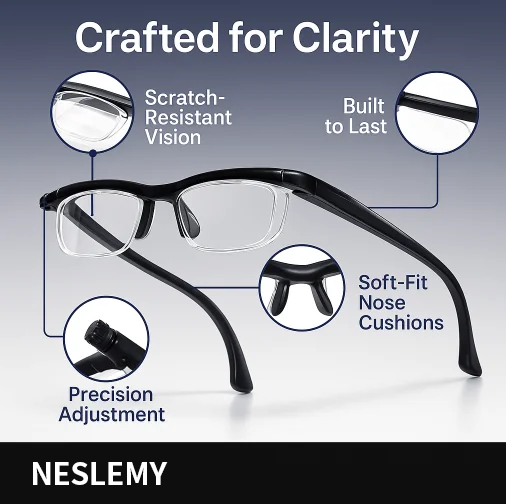 【Adjustable Focus Glasses】See Every Moment Clearly With NESLEMY!