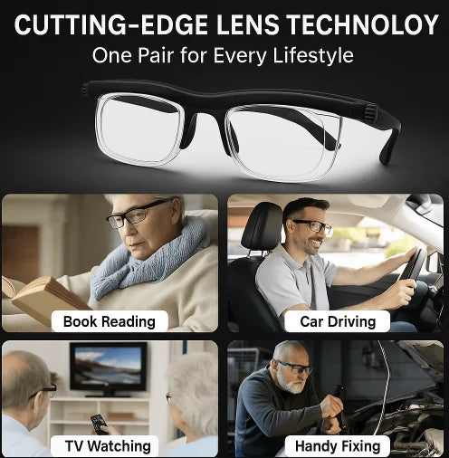 【Adjustable Focus Glasses】See Every Moment Clearly With NESLEMY!