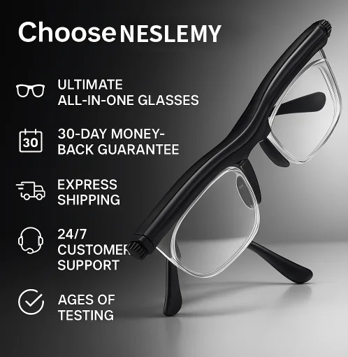 【Adjustable Focus Glasses】See Every Moment Clearly With NESLEMY!