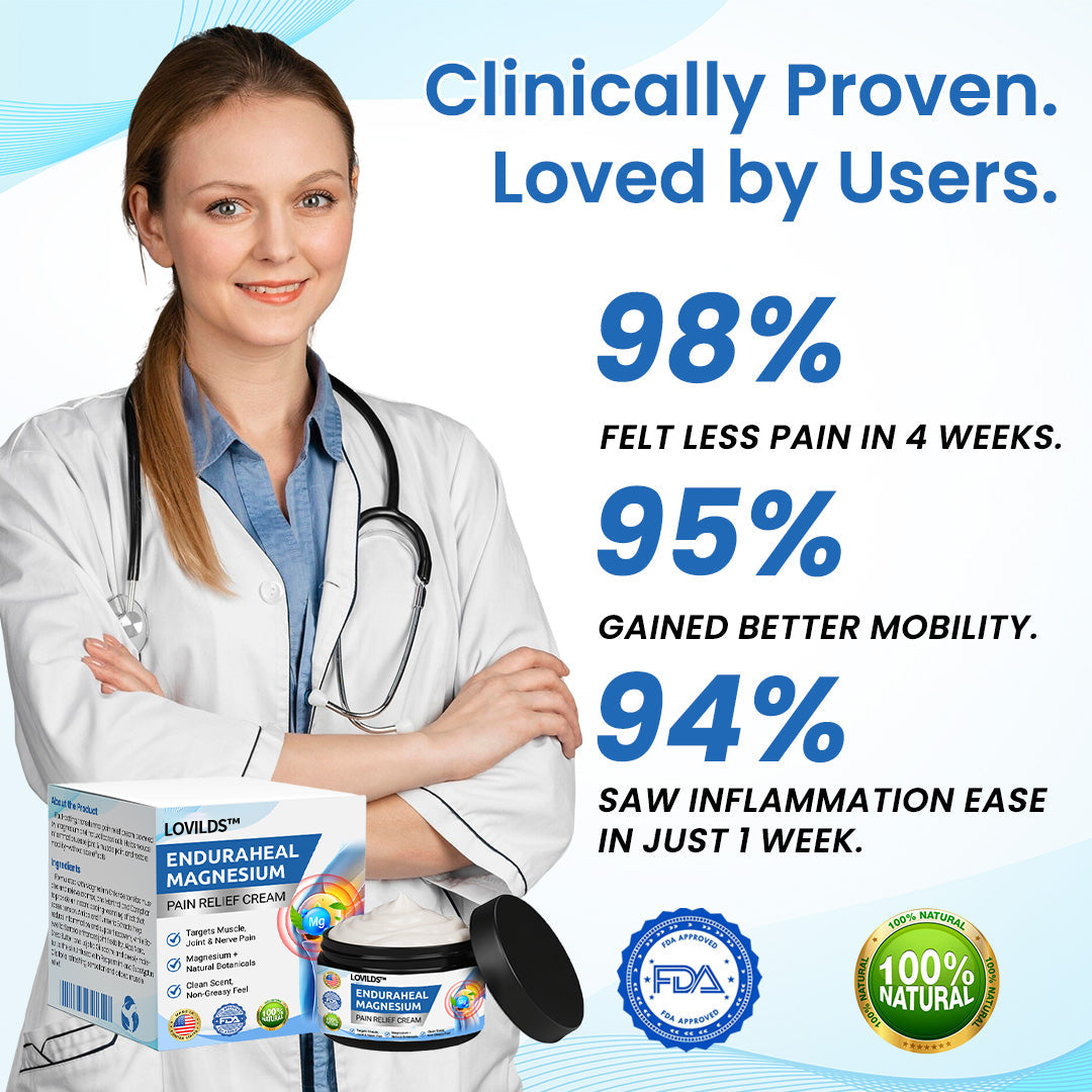 LOVILDS™Fast-Acting Magnesium Pain Relief Cream for Arthritis, Muscle & Nerve Discomfort