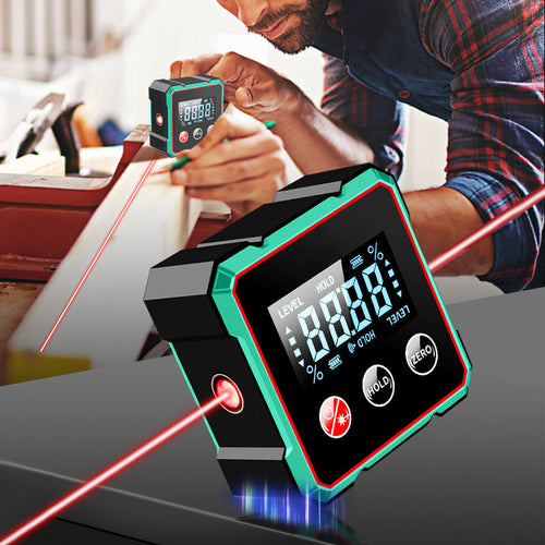 🛠️Magnetic digital angle meter with electronic laser