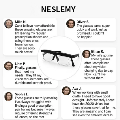 【Adjustable Focus Glasses】See Every Moment Clearly With NESLEMY!