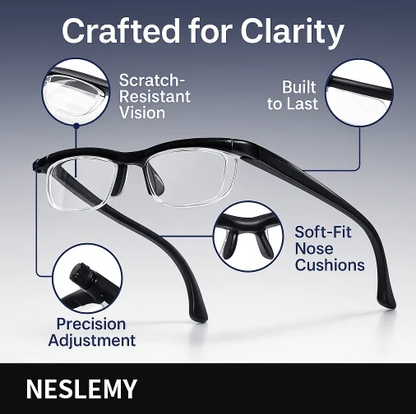 【Adjustable Focus Glasses】See Every Moment Clearly With NESLEMY!