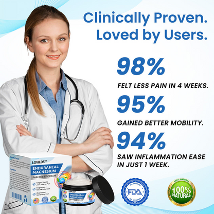 LOVILDS™Fast-Acting Magnesium Pain Relief Cream for Arthritis, Muscle & Nerve Discomfort